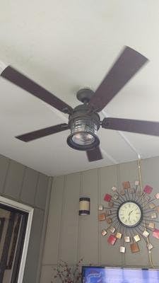 Allen Roth Stonecroft 52 In Rust Indoor Outdoor Downrod Or Close