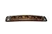 Barrel-Art Barrel Stave Premium 5 Glass Whiskey Flight Serving Tray with Glencairn Glasses, Dark Walnut