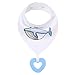 Bobaly, Baby Bibs Teething, Bib Teething, 6 Pack, Baby Bibs for Drooling and Teething, Drool Bibs, Bibs 0-6 Months (Whale Elphant 6 Pack Set)
