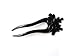 Marycrafts Black Acorn Oak Leaf Buffalo Horn Hair Fork Hairfork Hairstick Hair Accessoies For Women