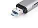RicoRich 3 in 1 Card Reader,USB Type C, Micro-USB & USB Combo to 2-Slot TF/SD Card Reader OTG Card Adapter, Supporting Simultaneous Read and Write,for Nexus 6P, 2016, 2017 MacBook and More