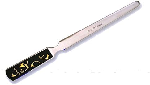 Japan Letter Opener miniature Japanese sword paper knife cherryblossom with fine gold