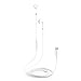 GOODBONG Headphones/Earbuds compatible with iPhone 7,7 Plus,8,8 Plus,iPhone X, Stereo Sound by Bluetooth in Earbuds and Built-In Mic and Volume Control,Wired charging Bluetooth without battery(White)