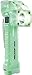 CVPKG Presents Pelican 3410 Photoluminescent Right Angle Flashlight with plastic clip.