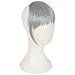 REECHO Fashion Full Length Synthetic 1 Piece Layered Clip in Hair Bangs Fringe Hairpieces Hair Extensions Color – Silver Graythumb 3
