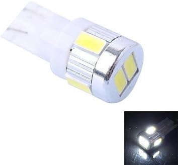 T10 2W 160LM 6000K 6x5630 SMD White LED for Car Steering Light (DC 12-24V,, 1Pcs)