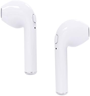 Wireless Earbuds: DORNLAT Car Stereo Bluetooth Earphones Best In-Ear Sport Headphones with Mic Noise Cancelling Sweatproof Running Gym Workout for iPhone Android Smartphone [Both Ears] (White)
