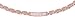 Elegant Titanium Magnetic Therapy Necklace Pain Relief for Neck Arthritis Migraine Headaches Shoulders and Back (Czech Stone Rose Gold)