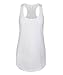 Next Level Women's Lightweight Racerback Tank, Large, White