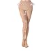 MEILYLA 20-30 mmHg Compression Pantyhose for Women & Men Firm Support Pantyhose Help Relieve Varicose Veins Closed Toe Beige M