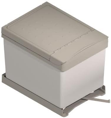 Cubo de Basura y Reciclaje extraíble - 2 Cubos incorporados de 21/21 ó 16/16 - para Mueble de Cocina, 16/16
