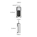 CONMDEX iOS Phone Xs to USB C Adapter 5V 2.4A with USB Data Block PD Fast Charge Type C to Phone XS Max Converter Charger Compatible with Phone Xs 8 8 Plus 7 7 Plus 6 7s Plus SE Connect MacBook