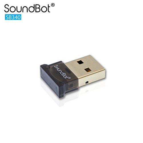 SoundBot SB340 Universal Plug and Play Bluetooth 4.0 USB Adapter