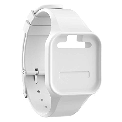 huanban072 Silicone Watch Band Replacement Wrist Strap Wristwatch for GolfBuddy Voice GPS Voice 2 Golf GPS/Rangefinder (White)
