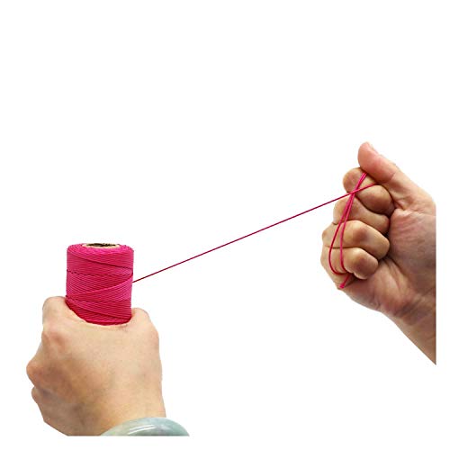 Utop Rope 100% Nylon Braided Mason Line | Heavy Duty Rosary String for Masonry, Construction, Home Improvement | General Purpose Twine String