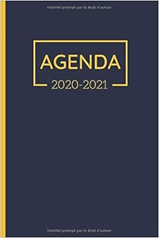 Livres Couvertures de Agenda scolaire 2020-2021: Agenda Semainier de Poche en Français de Juillet 2020 à Juin 2021 Inclus | Une Semaine par Double Page | Agenda Hebdomadaire Bleu Foncé