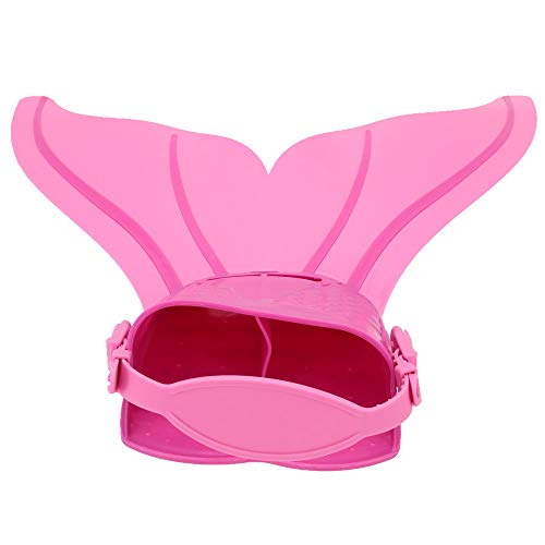 ZHX Kid Children Mermaid Swim Fin Diving Monofin Swimming Foot Flipper Red one Size