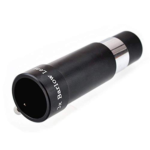 Gosky 1.25 Inch 3x ED Barlow Lens for Telescopes