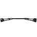 Front Bumper Lip Compatible with 2017 Mazda 3, V3 Style PP Unpainted Black Air Dam Chin Diffuser Lip by IKON MOTORSPORTS