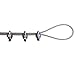 BRUFER Wire Rope Clamp Clip for Cables Zinc Plated - 1/4