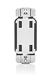 Leviton USB4P-W 4.2-Amp High Speed 4-Port USB Charger