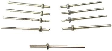 Earlywish 50pcs Spiral Mandrel for Dental Lab Jewelry Beauty Polishing Shank Polishers