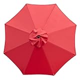 Sunnyglade 9ft Patio Umbrella Replacement Canopy