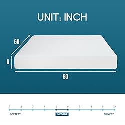 6 Inch Memory Foam Mattress Medium-Firm Mattress