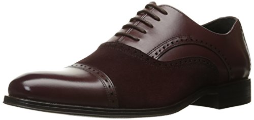Stacy adams men s sedgwick cap toe oxford, oxblood, 8.5…