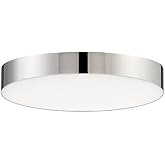 Maxim Trim-12.5W 1 LED Flush Mount-5 Inches Wide by 0.75 inches high-Polished Chrome Finish