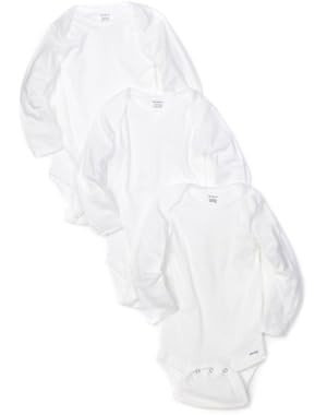 6-pack Long Sleeve Onesies Brand One Piece Underwear White
