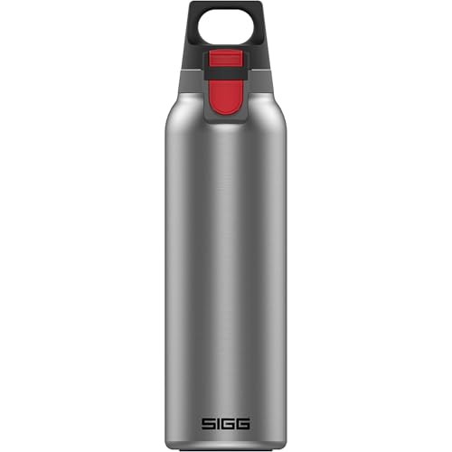 SIGG - Insulated Water Bottle - Thermo Flask Hot & Cold One Light - with Fruit Strainer - Leakproof - BPA Free - 18/8 Stainless Steel - Brushed - 0.55L