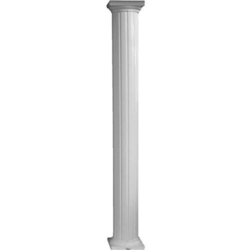 Amazon.com: Dixie Pacific Rd0608Wht Round Fluted Aluminum Column: Home