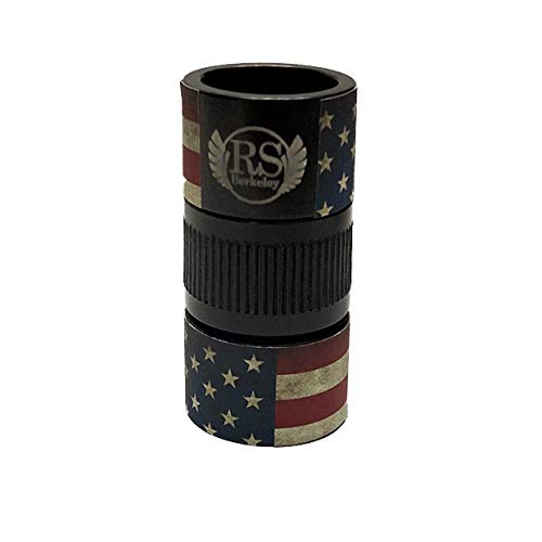 RS Berkeley Adjustable Clarinet Click Barrel (American Flag) w/Lescana Paramount Series Clarinet Reeds 5 PACK (Size 2.5)