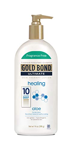 Gold Bond Ultimate Healing Skin Therapy Lotion with Aloe, Fragrance Free, 14 Ounces (397 Grams) - //medicalbooks.filipinodoctors.org