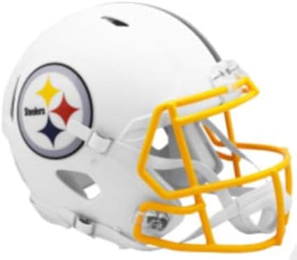 Pittsburgh Steelers Full Size Football Helmet Decals Pittsburg Authentic Logo Sporting Goods Helmets Hats Romeinformation It
