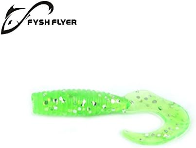 [Clearance Sale] FyshFlyer Wriggle Single Tail Grub Soft Lure - (5 per pack/ 8 per pack/ 10 per pack/ 15 per pack)