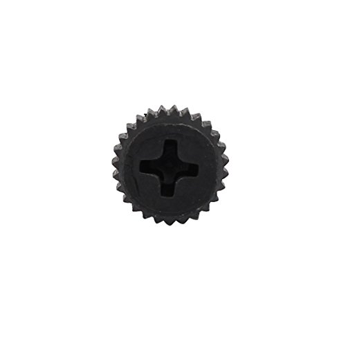 uxcell PC Computer Case Metal Thumbscrews Thumb Screws Black 20pcs