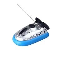 Impulls Mini rc Boat Hovercraft Blue Mini Micro I/R RC Remote Control Sport Hover Boat Toy Gift 777-220 FSWB