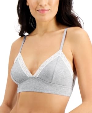 Photo 1 of Jenni Lace Bralette, Sleep Grey Heather, Sizes S (US, Alpha, Small, Regular, Regular, Grey)