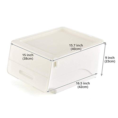 5 Stackable+Storage+EZOWare+Plastic+Containers