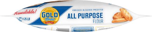 GOLD MEDAL ALL PURPOSE FLOUR WITH RESEALABLE BAG, 4.25 POUNDS