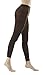STYLEGAGA Women's 80Denier Semi Opaque Solid Color Footless Pantyhose Tights 2pair (M/L, Brown)