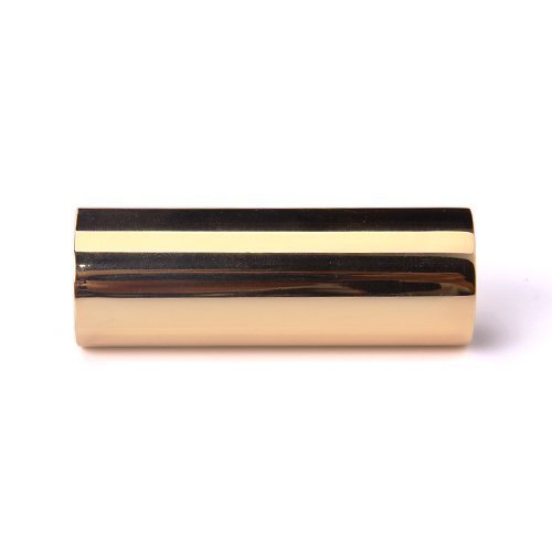 Lexiesxue 1pc Guitar Slide Golden Stainless Steel Finger Knuck