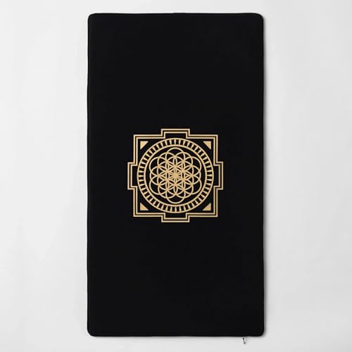 ShaktiMat Acupressure Mat for Relaxation, Massage Muscles, Aid Sleep & Unlock Inner Tension, Similar to Acupuncture, No Needles Required (Premium, Level 2, Shakti Black)