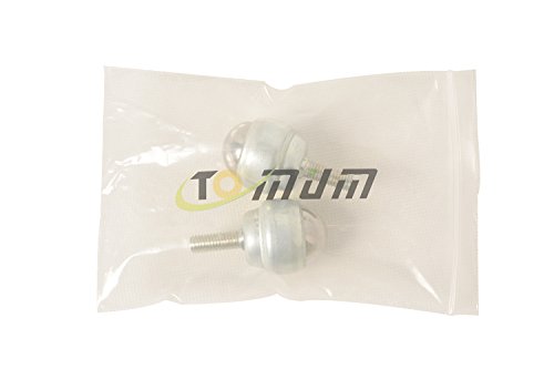 TOMUM Set of 6 Pcs CY-25D Bolt Type 1" Carbon Steel Ball Transfer Bearing Unit Table Conveyor Roller Ball with bolt for Transmission, Furniture, Wheelchair