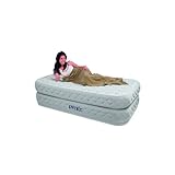 INTEX Twin Supreme Air Flow Bed Raised Airbed Mattress & Pump