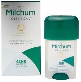 Mitchum Clinical 48 Hr Protection Antiperspirant and Deodorant for Men 1.6 Oz (2 Pack) by Mitchum Clinical
