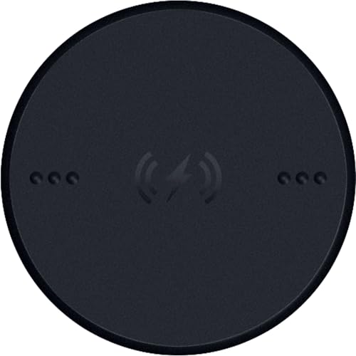 Razer Wireless Charging Puck - Drahtloses Lademodul/Akku für kompatible Mäuse - Basilisk V3 Pro, Cobra Pro und Naga V2 Pro kompatibel | Schwarz