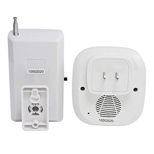 SadoTech Wireless PIR Motion Sensor Doorbell Operating at 500-feet Range with Over 50 Chimes, White